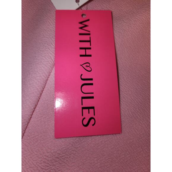 NWT With Jules Big Girl's Dress Back Black Bow Detail  Pink XL - Picture 5 of 7